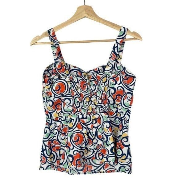Cabi Colorful Whimsical Swirl Keepsake Cami Tank Top 6 #823 - Picture 3 of 6